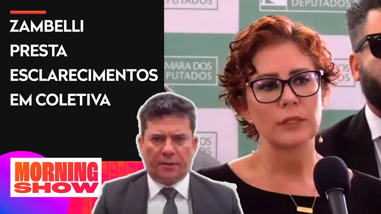 Sergio Moro comenta operação da PF contra Carla Zambelli