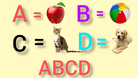 ABCD | ABCD RYMES | nursery school children abcd