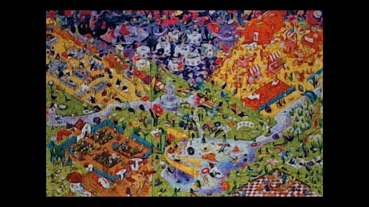 **SPOILER** See the Magic! Forest Feast 1000 Piece Magic Puzzle Time Lapse