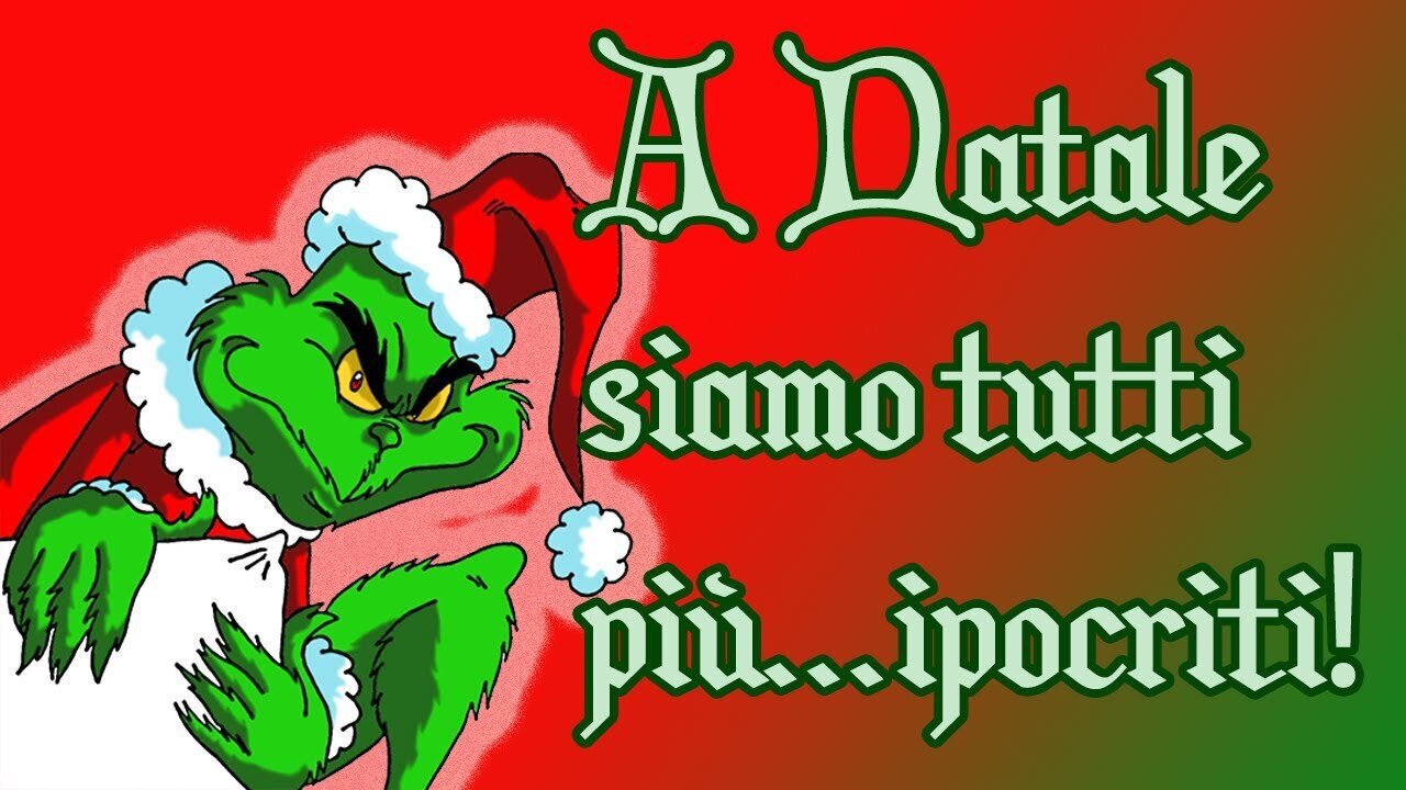 A NATALE PIU' BUONI O PIU' IPOCRITI...