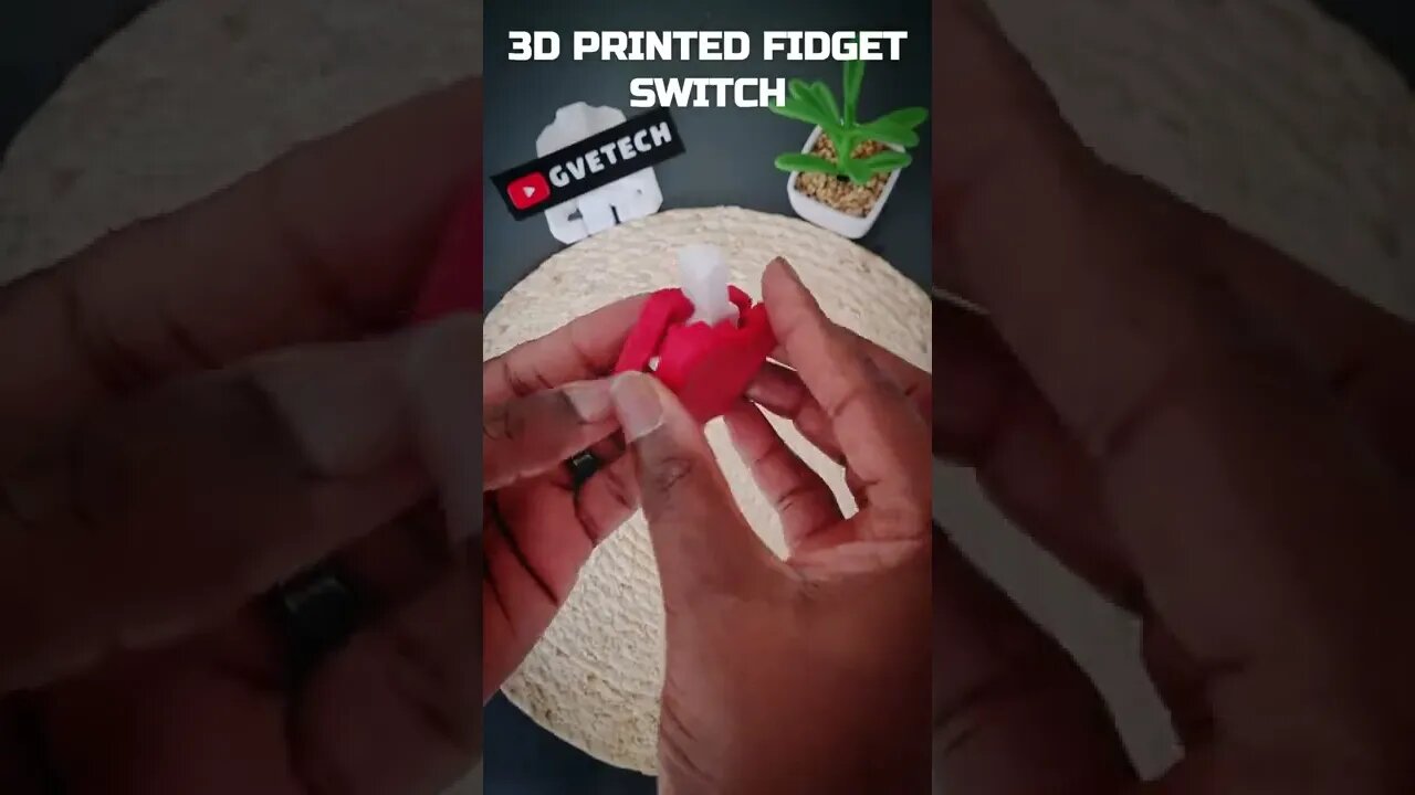 3D Fidget Switch | Stress Relief gadget, device. #shorts #anxietyrelief #3dprinted