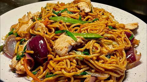 STIR FRY Chicken Noodles | Chicken Chow Mein recipe