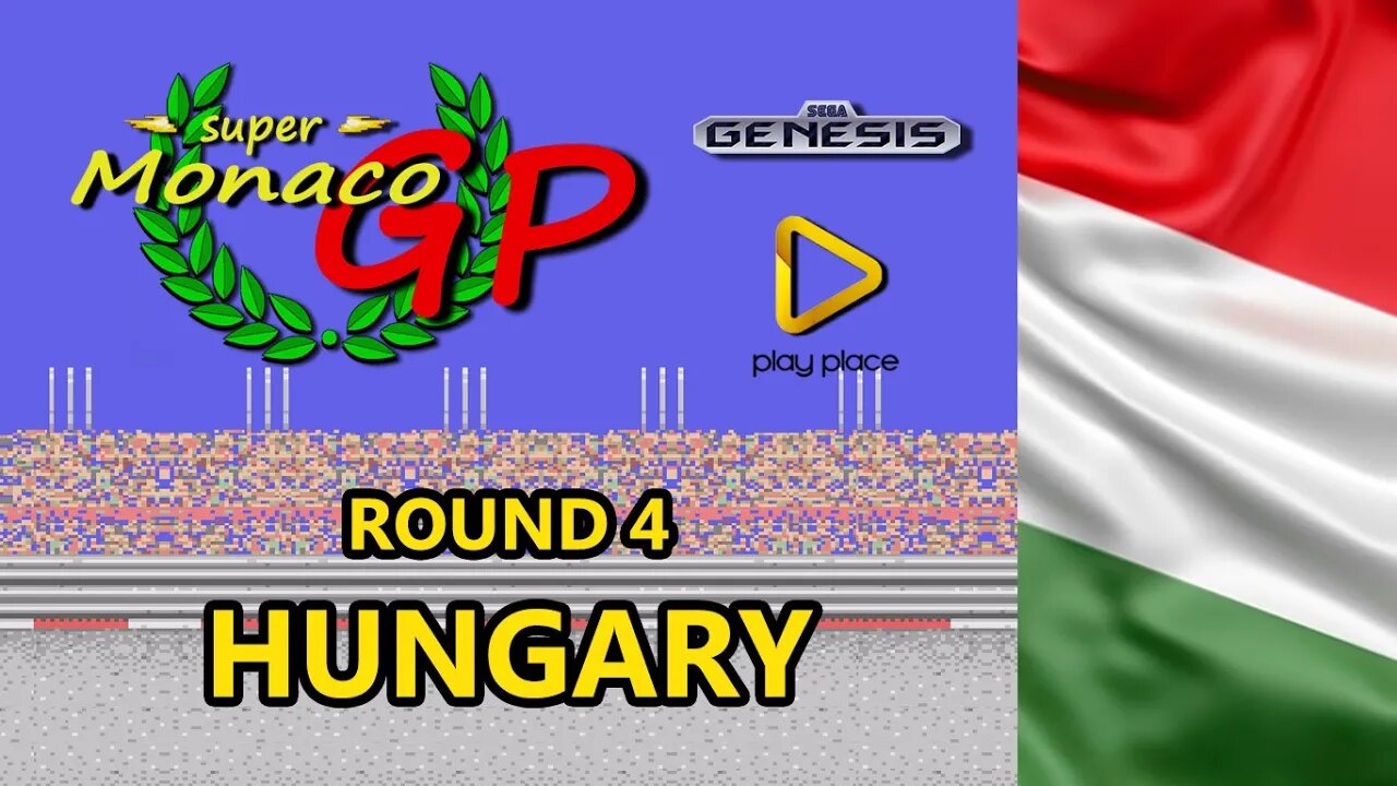 Super Monaco GP - Sega Genesis / Round 4 - Hungary GP - Team Losel