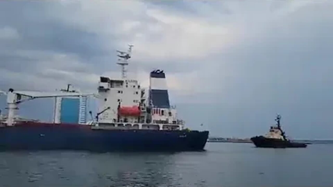 🇺🇦GraphicWar18+🔥The First Grain Ship Departed Ukraine Port - Ukraine Armed Forces(ZSU) #shorts