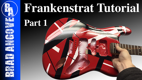 How to do a frankenstrat paint job with spray cans (part 1)