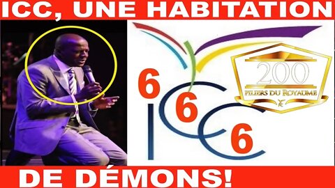 LOGO 666 d'ICC Impact Centre Chrétien du vampireux YVAN CASTANOU Eglise satanique FRANC-MAÇONNIQUE