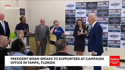 Biden falsely claims he drove a 18 wheeler.