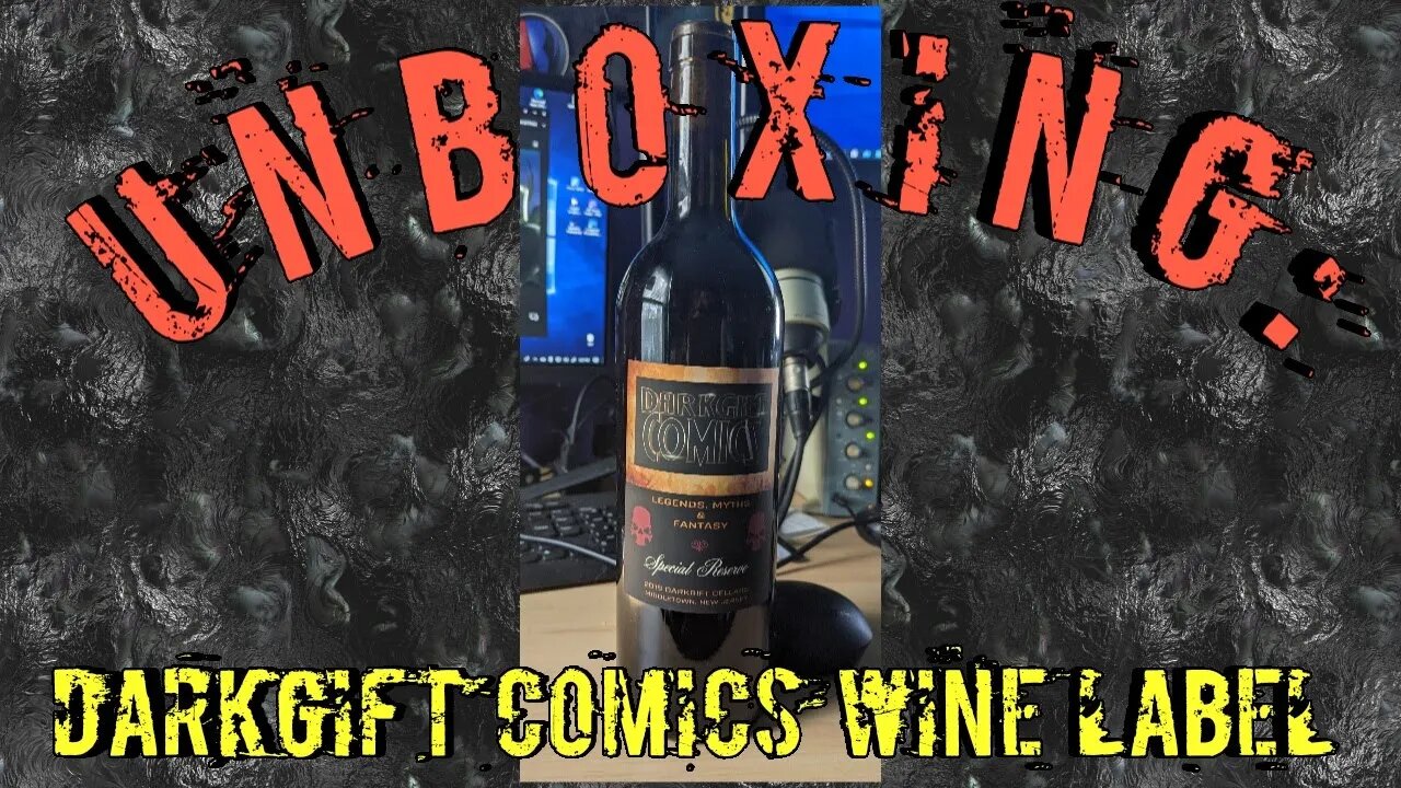 Unboxing: DarkGift Comics Wine Labels