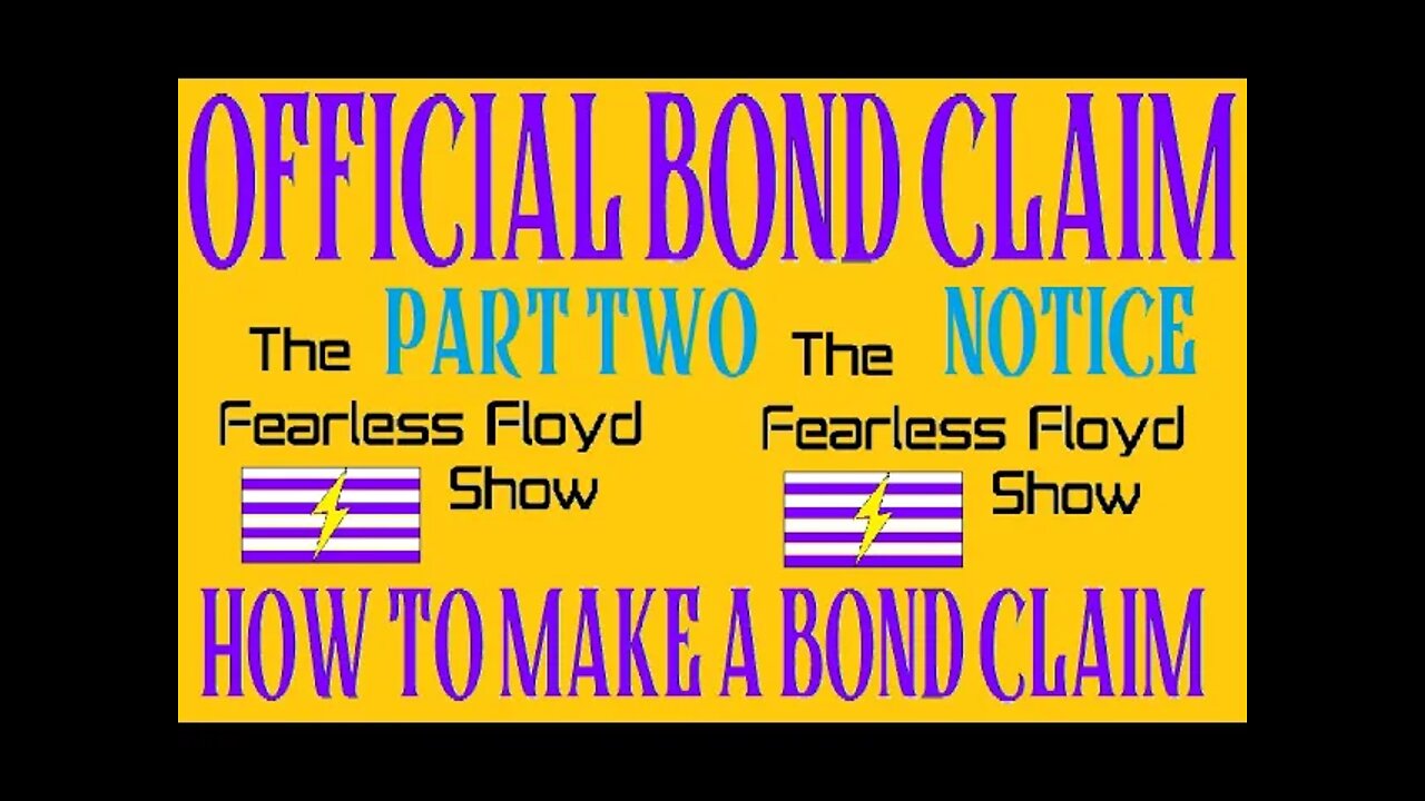 HOW TO MAKE A CLAIM ON AN "OFFICIAL BOND" PART 2