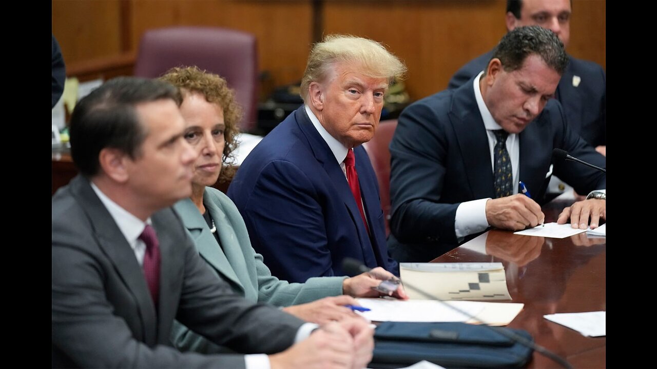 Trump pleads "not guilty" to all charge @ Kangaroo Court