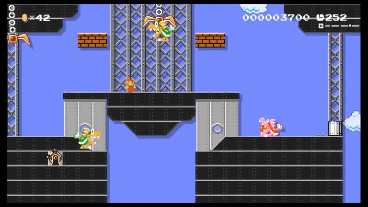 Mario Maker 2 SMB 1 Air Ship Levels