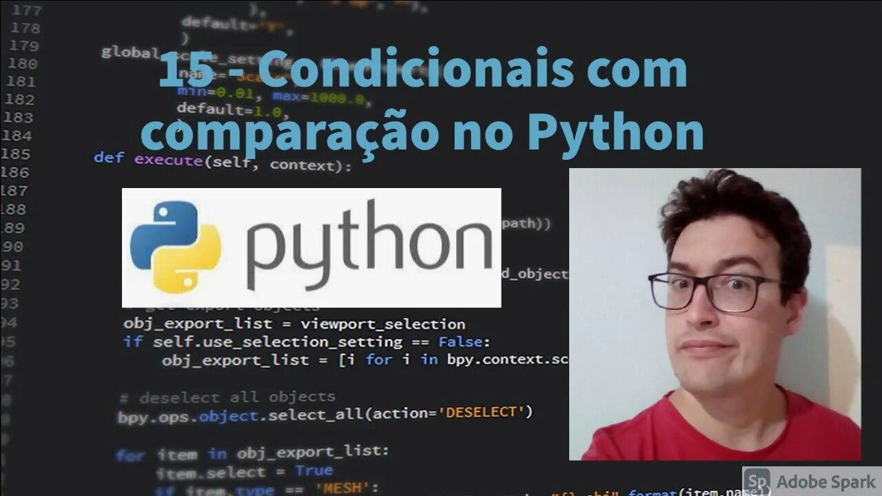 Aula 15 - Condicionais com comparação em Python