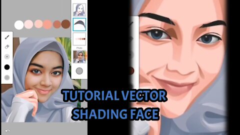 TUTORIAL VECTOR SHADING FACE INFINITE SIMPLE