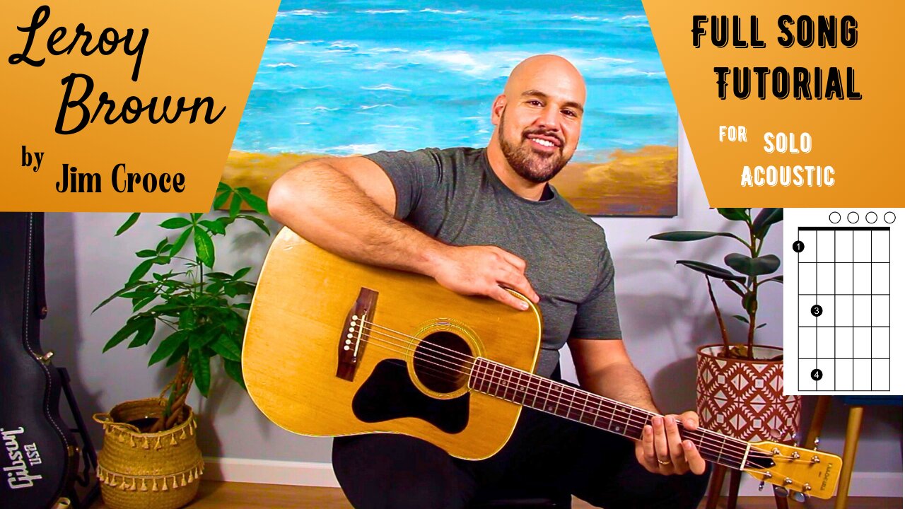 Leroy Brown Full Song Tutorial - Acoustic Guitar Lesson For Beginners