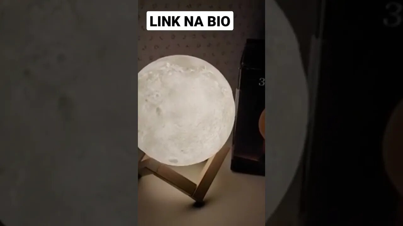[Luminária 3D Touch LUA CHEIA] #viral #decoração #designerinteriores #acessorios #