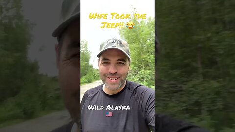 😂She Takes the Jeep…So I Did This….#funny #shorts #alaska