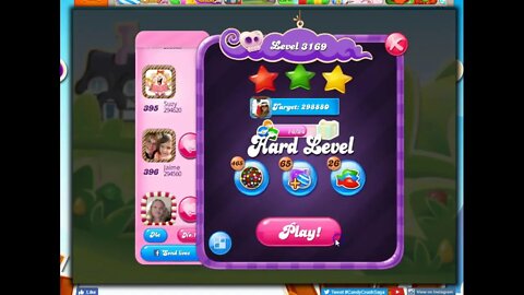 Candy Crush Level 3169 Talkthrough, 30 Moves 0 Boosters