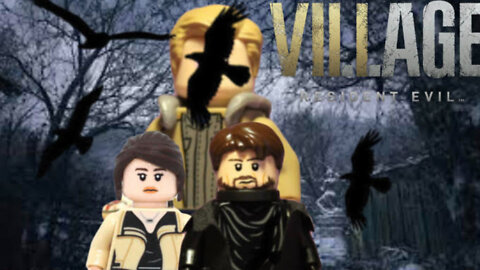 Resident evil village beginning in Lego