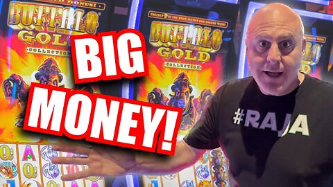 Playing BUFFALO GOLD Slots at MAX BET Only!