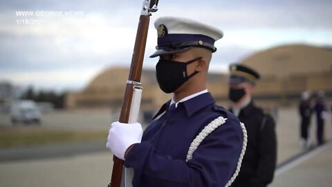Dress rehearsal for President Donald J. Trump event at Joint Base Andrews, Maryland, 1/18/21