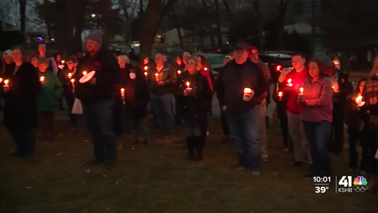 Family, friends hold candle light vigil for KCK woman killed on Christmas Eve