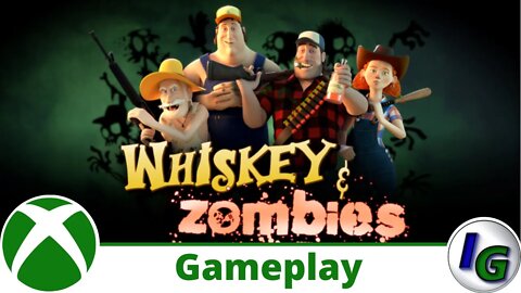 Whiskey & Zombies Gameplay on Xbox