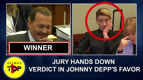 BREAKING Jury Hands Down Verdict in Johnny Depp's Favor at End of Defamation Trial with Amber Heard