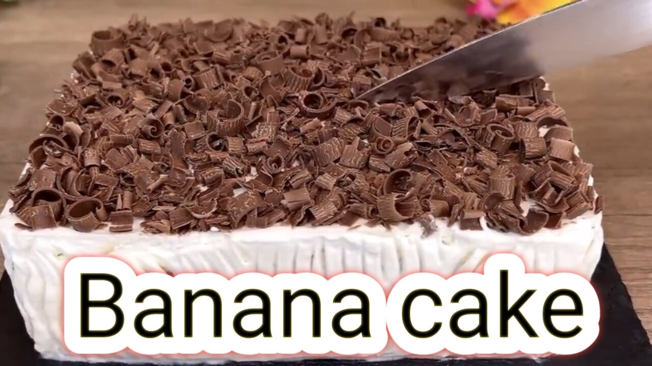 how to Make Homemade Banana Chocolate Cake - Taste the Goodness"