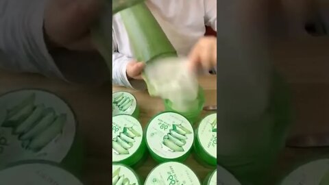 Aloe Mask making process #Shorts takshiexxel13