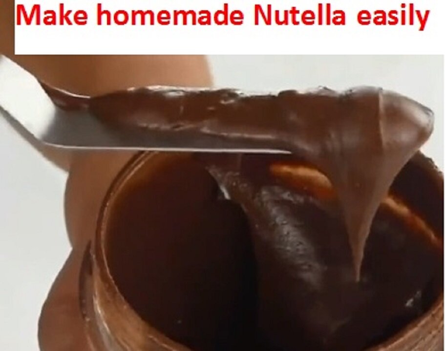 Make homemade Nutella easily