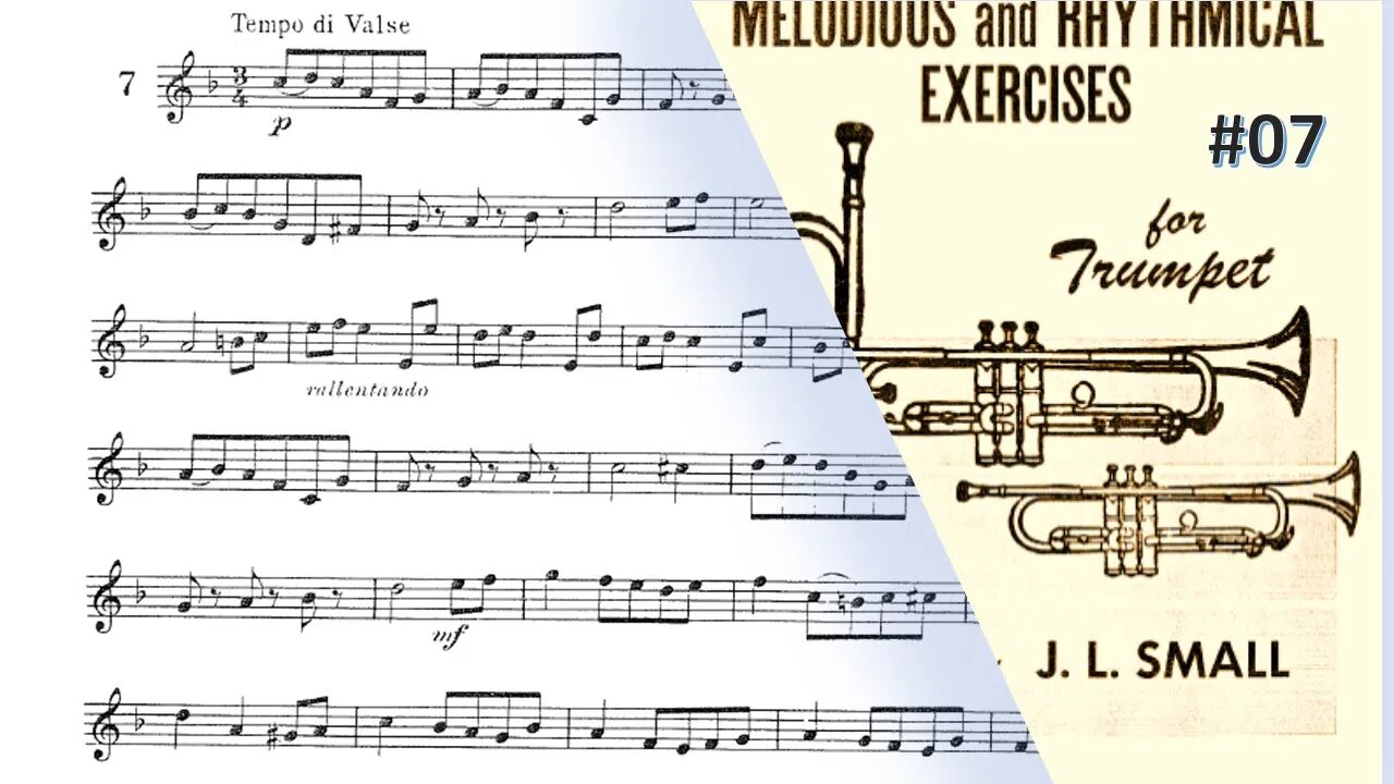 🎺🎺🎺 [TRUMPET ETUDE] Small 27 Melodical and Rhythmical exerc. forTrumpet- #07 por Helder Passinho Jr.