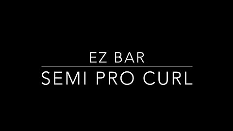 🏋️‍♂️ How to EZ BAR Semi Pro Curl | Coach Mike