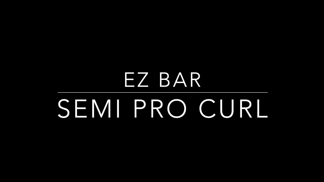 🏋️‍♂️ How to EZ BAR Semi Pro Curl | Coach Mike