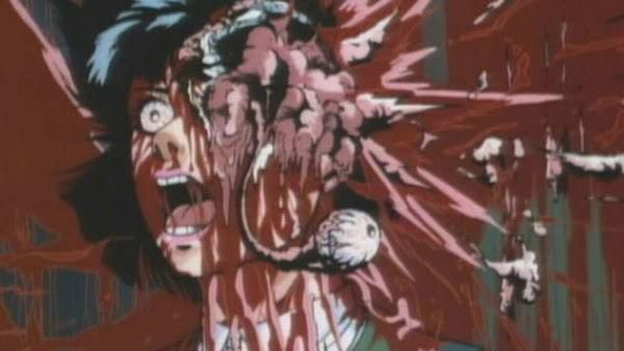 Anime death scene and gore