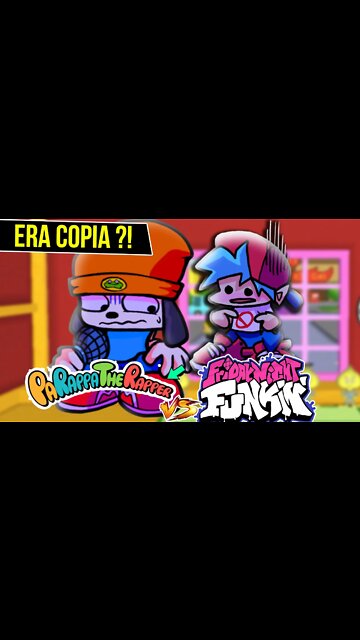 Friday Night Funkin COPIOU Parappa the Rapper? #shorts