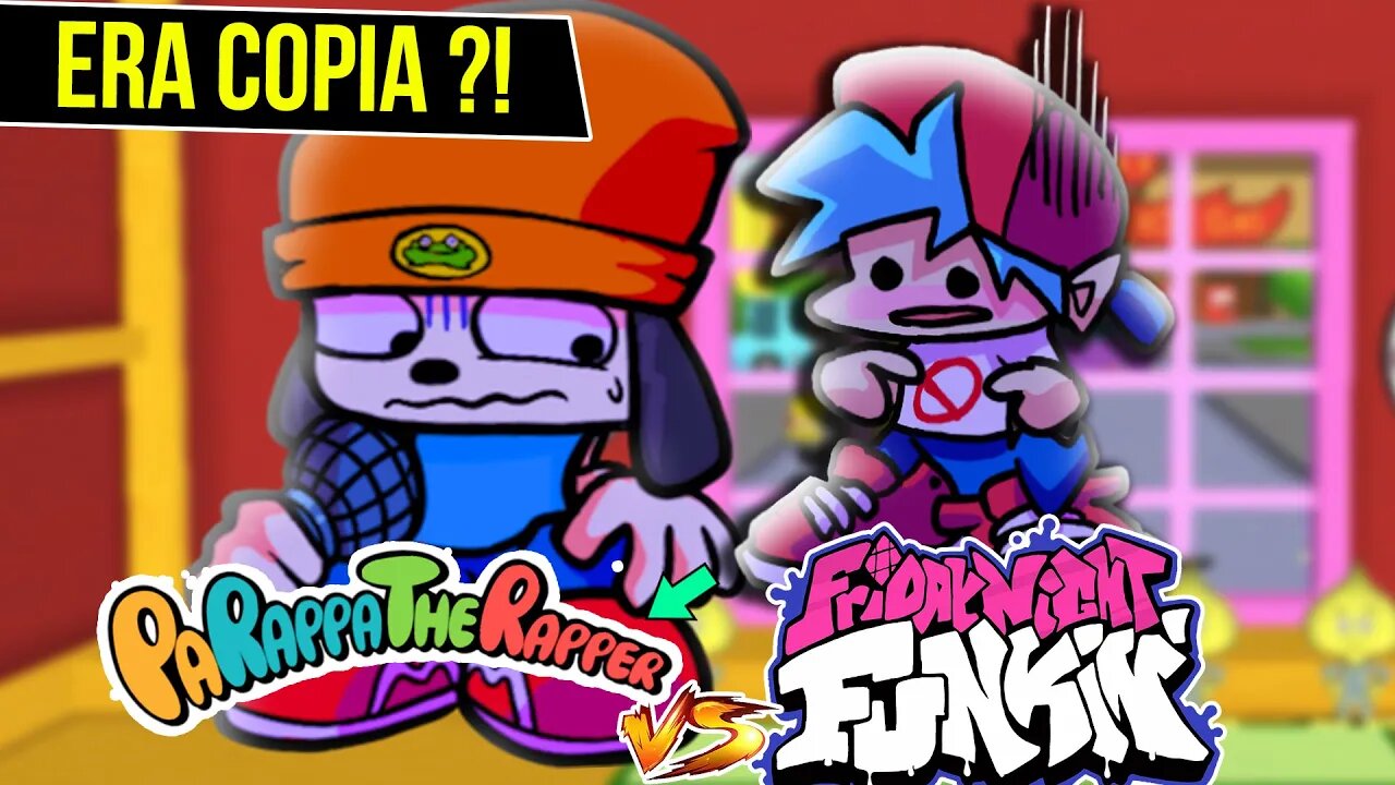 Friday Night Funkin COPIOU Parappa the Rapper? #shorts