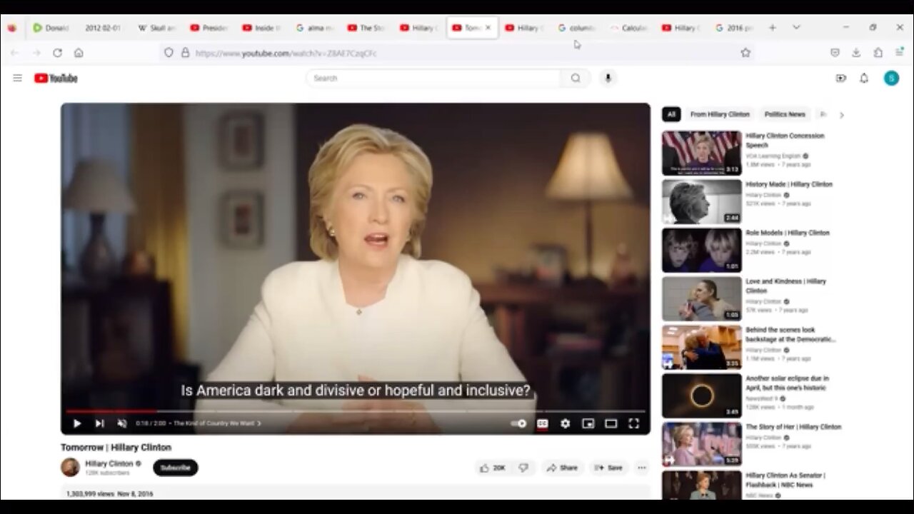 Q News Patriot : SG Anon video glitches when mentioning HR Clinton
