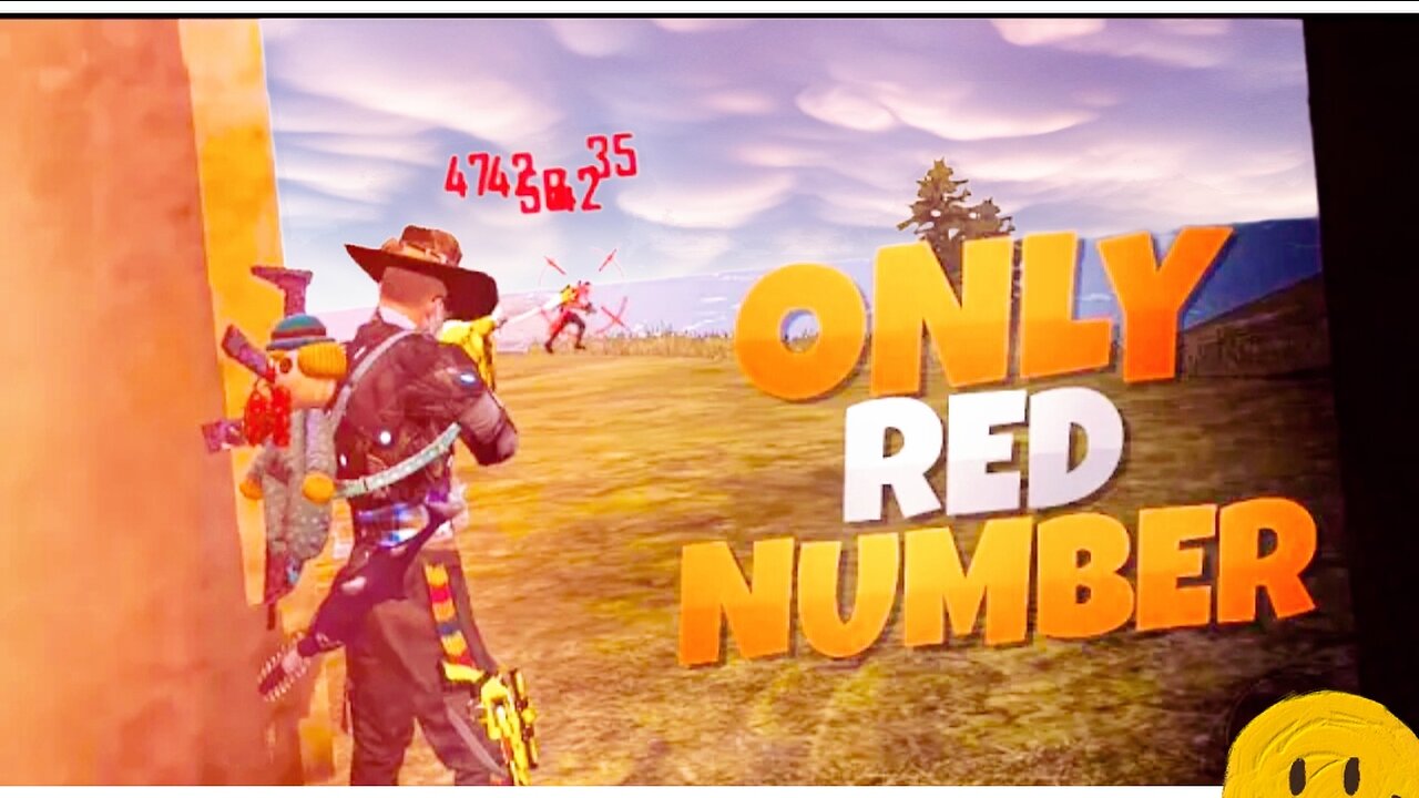 Only red number free fire pero