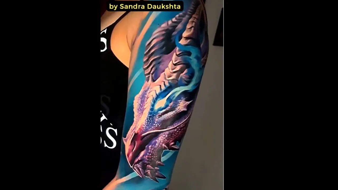 Dragon #shorts #tattoos #inked #youtubeshorts