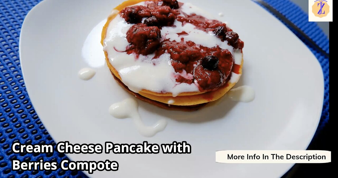 How to lose weight fast & easy with Custom Keto Diet Cream Cheese Pancakes with Berries Compote