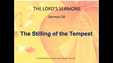 Jesus' Sermon #50: The Stilling of the Tempest