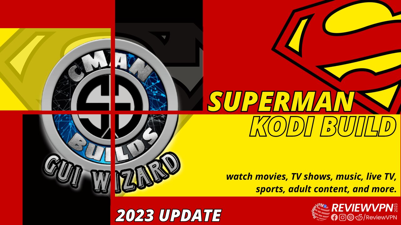 SuperMan - Best Kodi 20.1 Nexus Build! (Install on Firestick) - 2023 Update