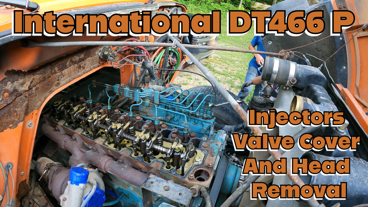 International DT466 Engine Rebuild Part 2 Head Removal