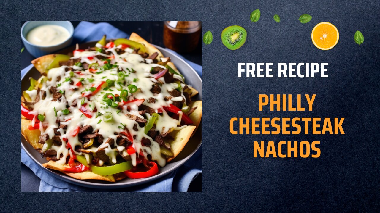 Free Philly Cheesesteak Nachos Recipe 🥩🧀