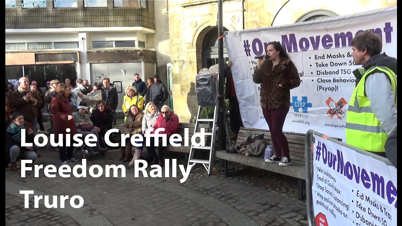 Louise Creffield - Truro - Freedom Rally - speech