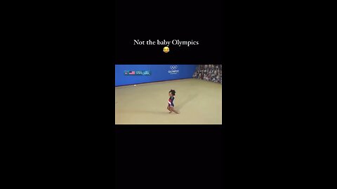 Baby Olympic is hilarious 😂😂