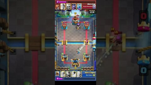 ATIVANDO A TORRE CONTRA PIROTÉCNICA #shorts #clashroyal #clash #clashroyale #royale