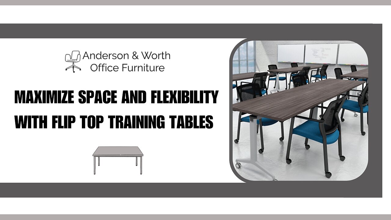 Versatile Flip-Top Training Tables