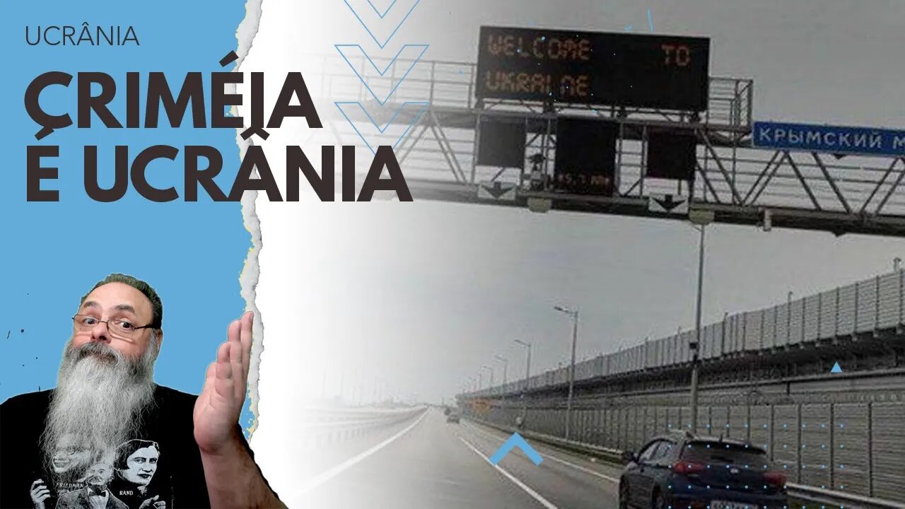 PONTE da CRIMÉIA sabe que CRIMÉIA É UCRÂNIA: Ataques com DRONES indicam TESTES das DEFESAS RUSSAS