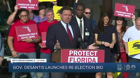 DeSantis officially launches re-election bid
